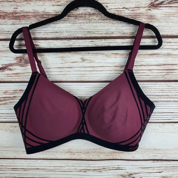 Honeylove Burgundy and Black Bra - Picture 2 of 12